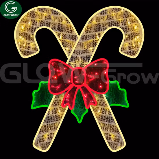 Decorative Event Garden Park 3D LED Santa Clause Motif Lights for Street/Shopping Mall