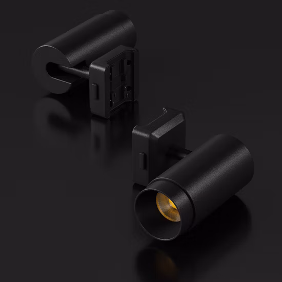 Éclairage sur rail à LED pour gymnase Système d'éclairage sur rail à LED magnétique