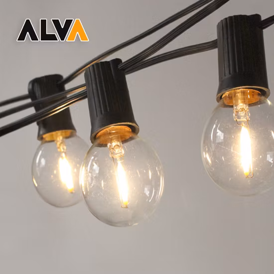 1.8m 3m 5m décoratif décoration de Noël lampe spot ampoule ornement fête en plein air artisanat motif festival LED chaîne motif lumière