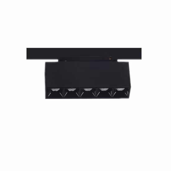 Système d'éclairage sur Rail magnétique linéaire au plafond, 48V, projecteur Ultra fin monté en Surface, éclairage sur Rail magnétique LED